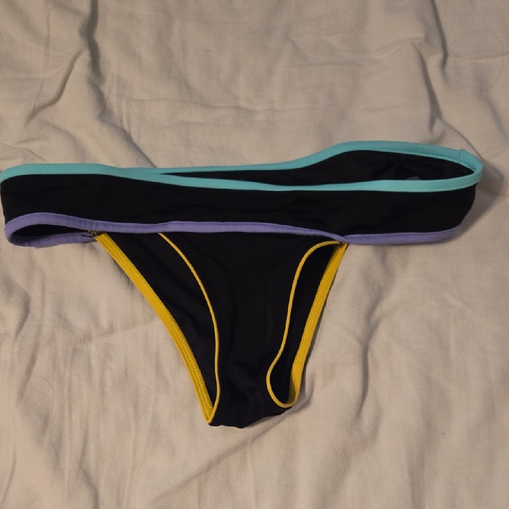 Victoria's Secret Itsy Black Bikini Bottom Size Small